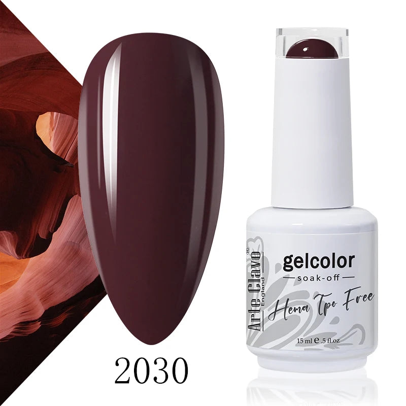 Arte Clavo Gel Nail Polish HEMA TPO Gorgeous Soak Off UV LED Semi