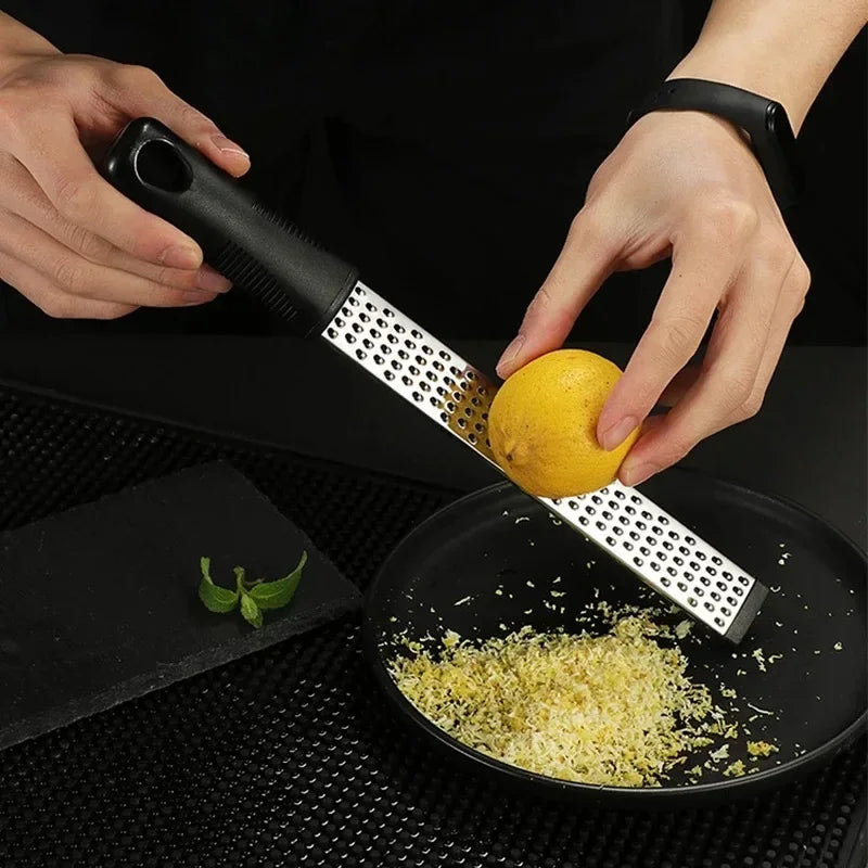 Stainless Steel Cheese Grater Slicer Lemon Zester Chocolate Chopper Qme