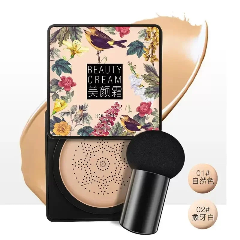Mushroom Head Air Cushion CC Cream Natural Moisturizing Foundation Qme