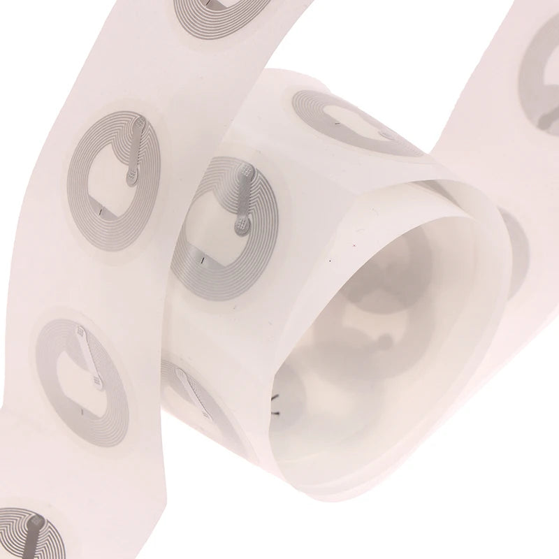 Clear NFC Tags 213 Stickers Protocol ISO14443A13 56MHz Universal Qme