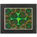 Magnetic Viewing Film,6X4 Inch Green Magnetic Field Display Film,Magnetic Flux Display, Magnetic Field Detector,Reusable Qme Dark green NONE