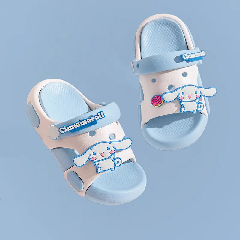 Kulomi's New Cartoon EVA Flip-Flops Stylish Two-Tone Soft-Soled Non-Slip Flip-Flops for Students Qme 3 180mm Sizes28 29