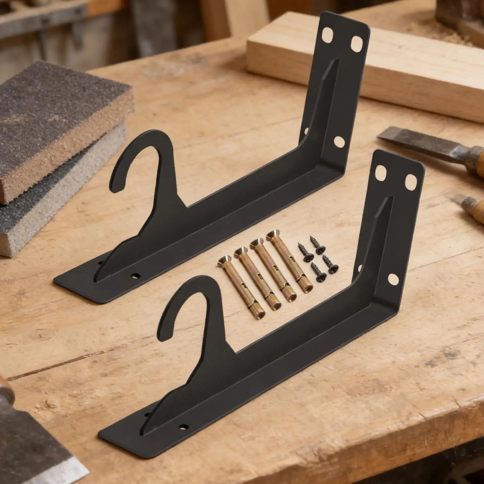 Closet Rod Bracket Bar Support Shelf Replacement Brackets Cabinet Qme