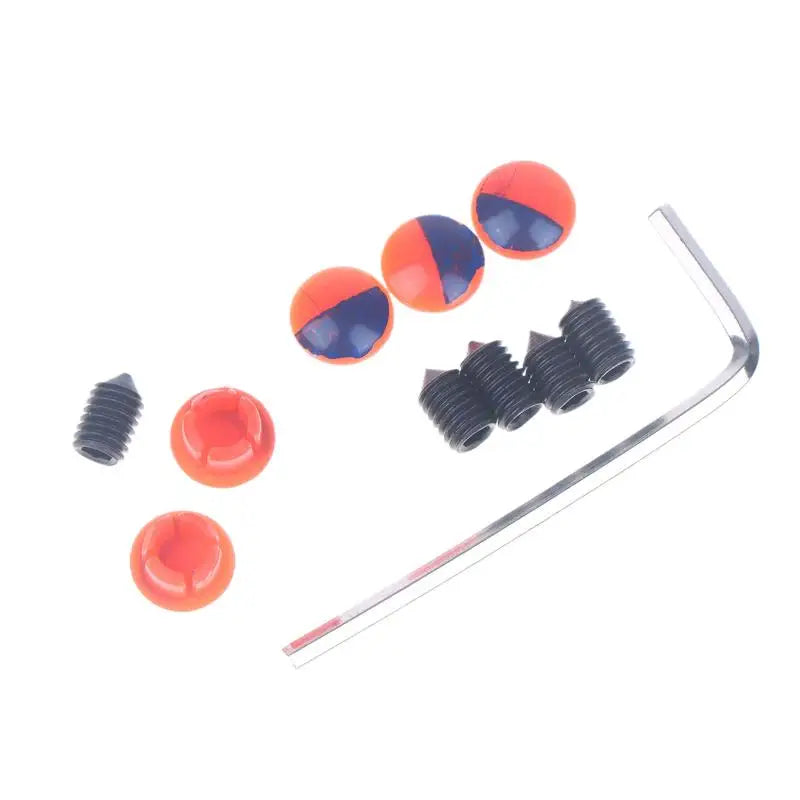Faucet Handle Cold Water Sign Sink Hole Covers Caps Red Blue Label Qme