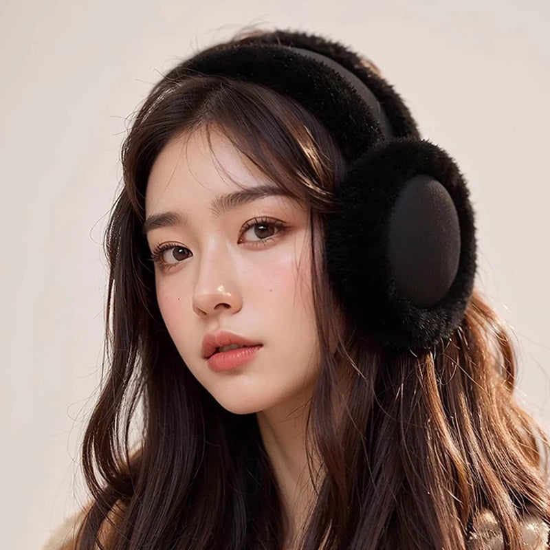 Fashionable Cute Cartoon Earmuffs Warm Thickened Winter Antifreeze Qme