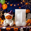 Halloween Candle Molds Cute Pumpkin Bear Reusable DIY Easy Release Qme China Mainland