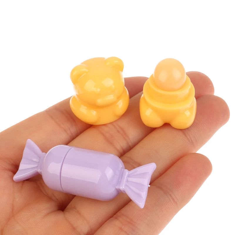 Portable Mini Silicone Lip Brush Cute Cartoon Covers Gloss Qme