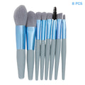 8 Fluffy Professional Makeup Brush Kabuki Eyeshadow Foundation Powder Qme A11