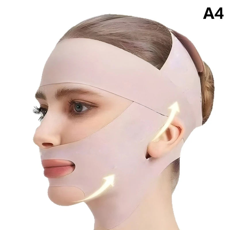 Facial Slimming Bandage Lifting Firming Anti Wrinkle Double Chin Qme A4