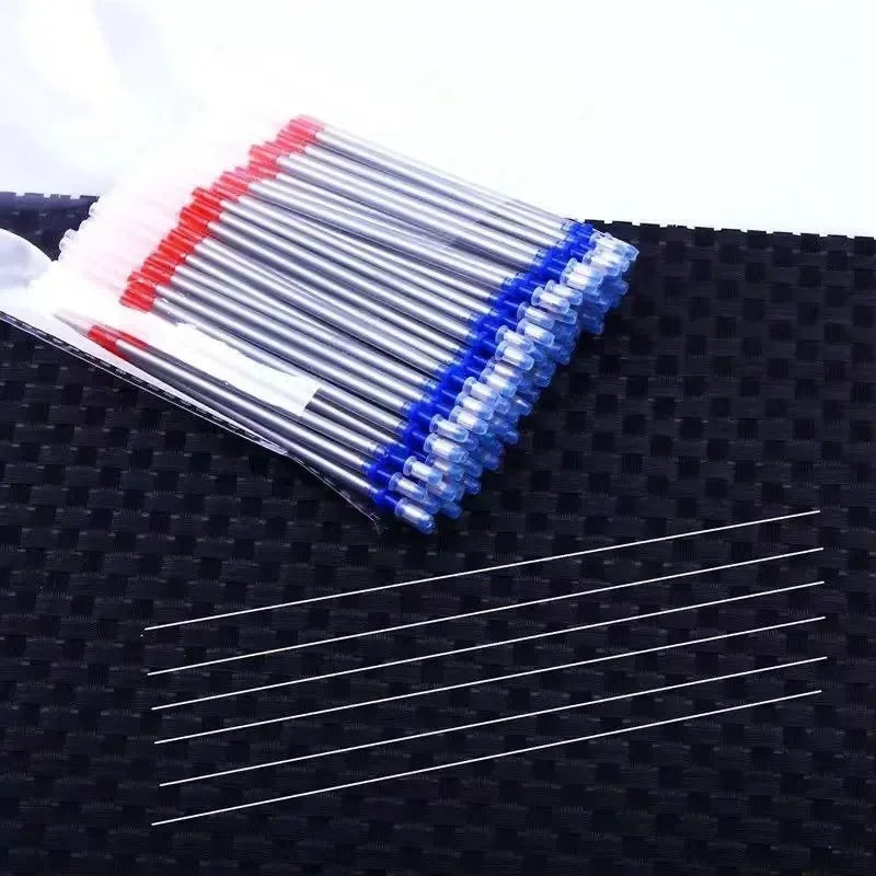 50/100/200Pcs Erasable Silver Marker Refills Leather Clothing Shoe Dot Marking Refill Rods Leather Craft Sewing Marking Tools Qme