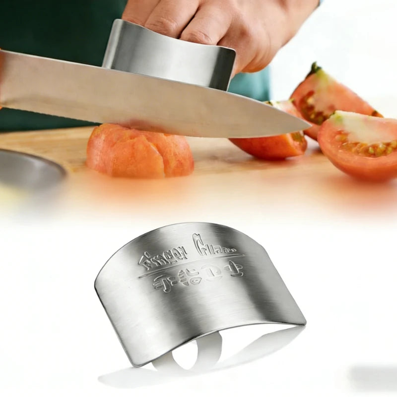 1/2PCS Stainless Steel Finger Guard Anti-cut Hand Protector Safe Slice Vegetable Cutting Safety Tool Kitchen Gadget Qme