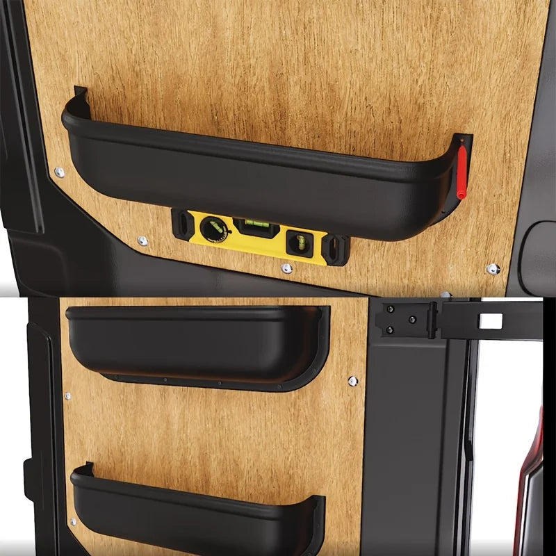 RV door storage box, universal door panel tray armrest organizer cover internal accessory storage box RV Furniture Parts Qme