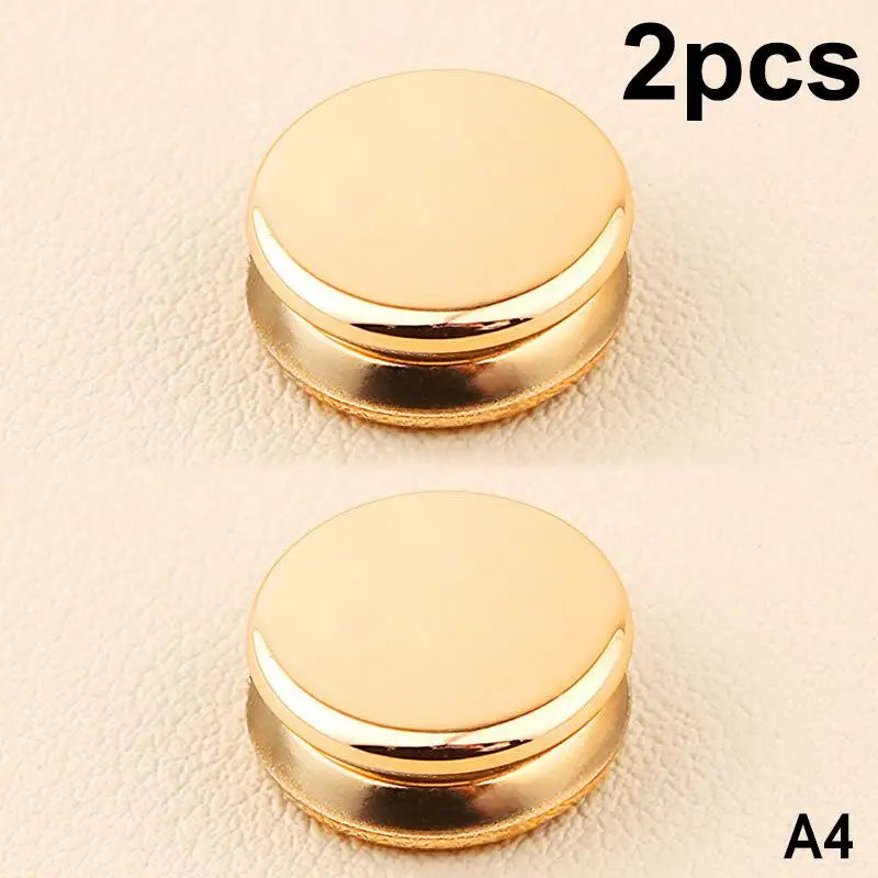 Adjustable No-Sew Clothes Clips | Seamless Button Clasps to Resize Dresses & Secure Scarves Instantly Qme A4