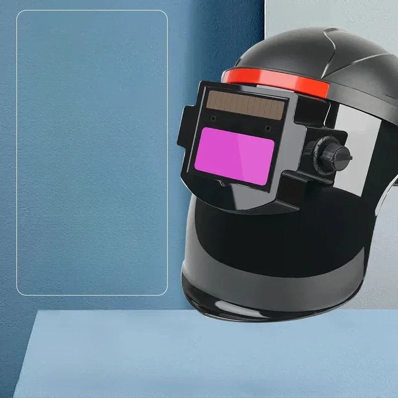 Adjustable Safety Face Welding Helmet Welder Mask Resistant for All Welding Applications Plastic Welder Glasses Qme