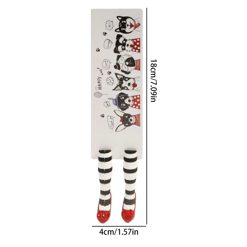 Witch Bookmark Funny Page Marker 3D Witch Bookmark Pagination Mark Decor For Bookworms Qme B