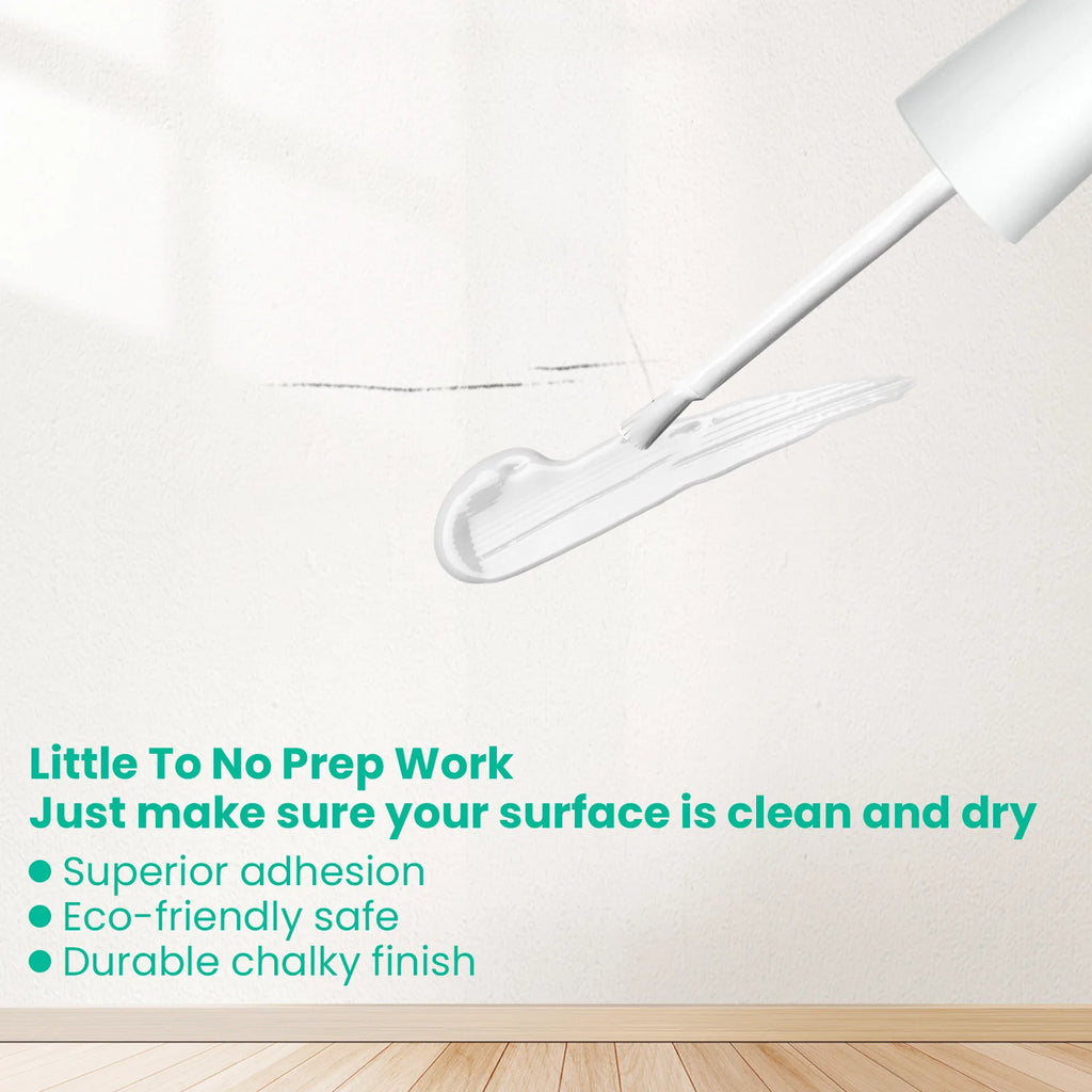 White Wall Repair Paint Graffiti Covering Hole Peeling Gap Crack Repair Paint Valid Mouldproof Quick-Drying Wall Mending Agent Qme