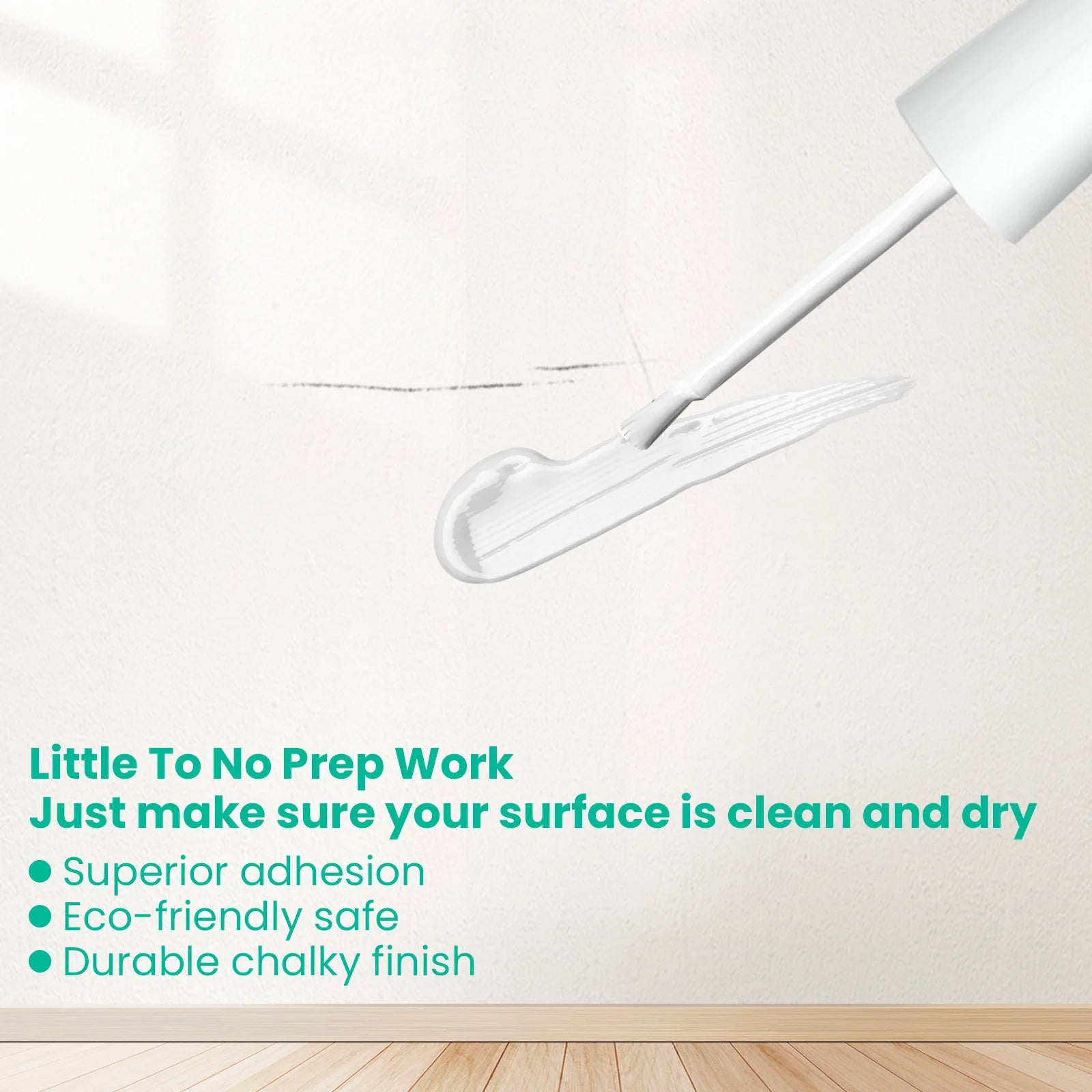 White Wall Repair Paint Graffiti Covering Hole Peeling Gap Crack Repair Paint Valid Mouldproof Quick-Drying Wall Mending Agent Qme