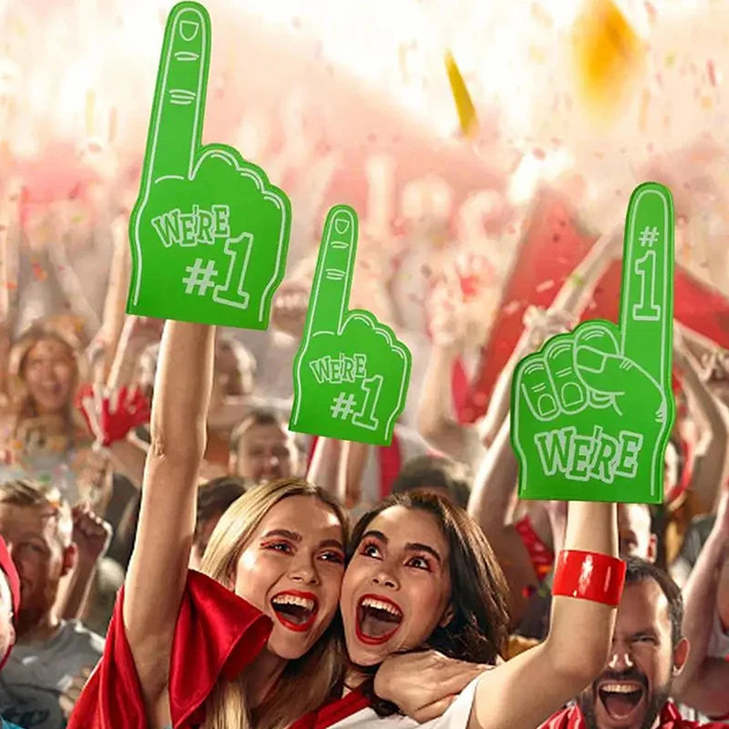 Universal Large Foams Fingers Cheerleading Props Hand Sports Event Qme