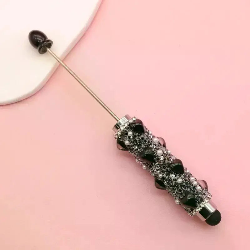 Creative Bead Ballpoint Pen Capacitive Touch Writing Multifunctional Qme