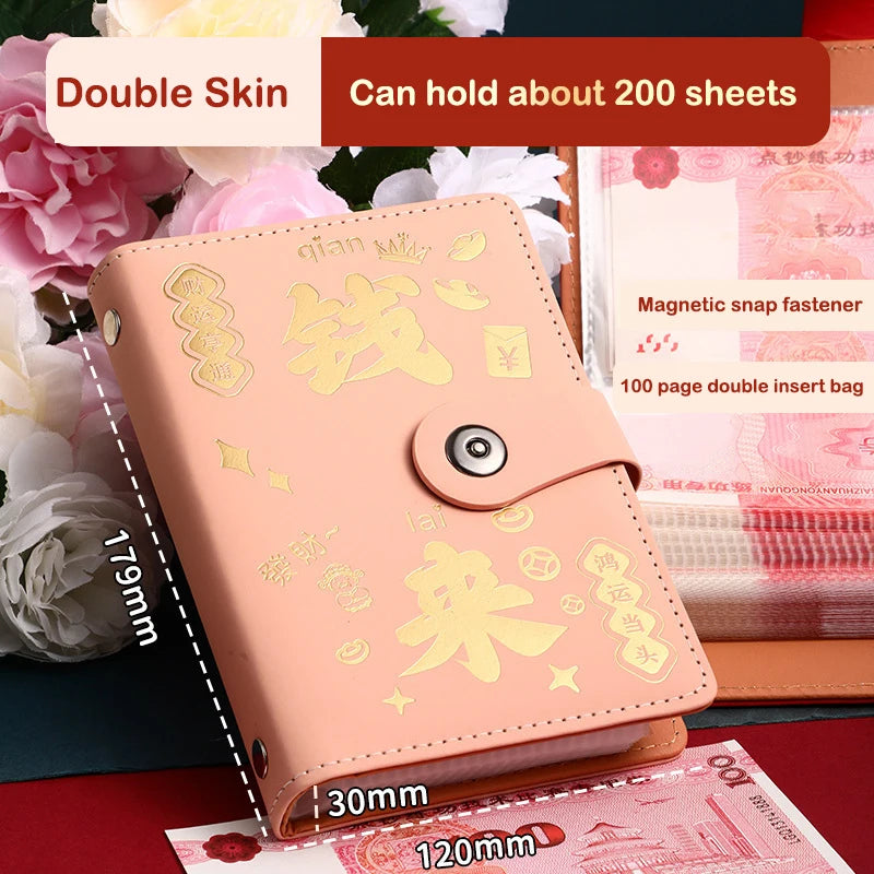 100 Envelopes Money Saving Reusable Children Challenge Notebook Qme A3