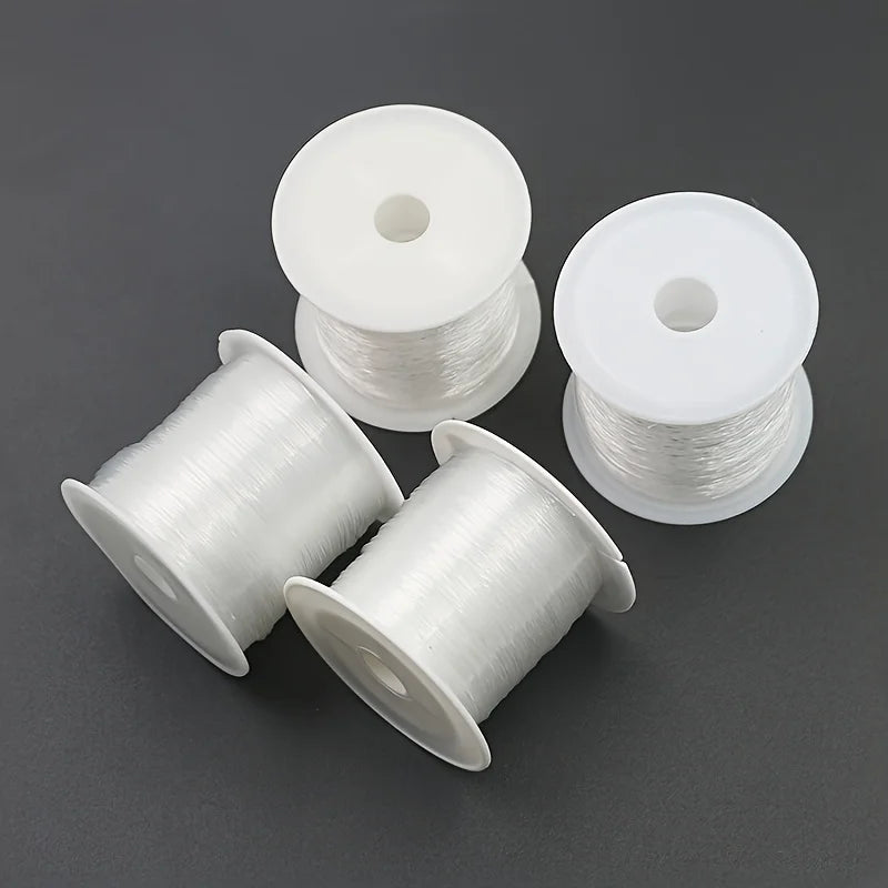 Single filament fishing line - used for hanging balloons, handicrafts, decorations and sewing beads Qme Mainline