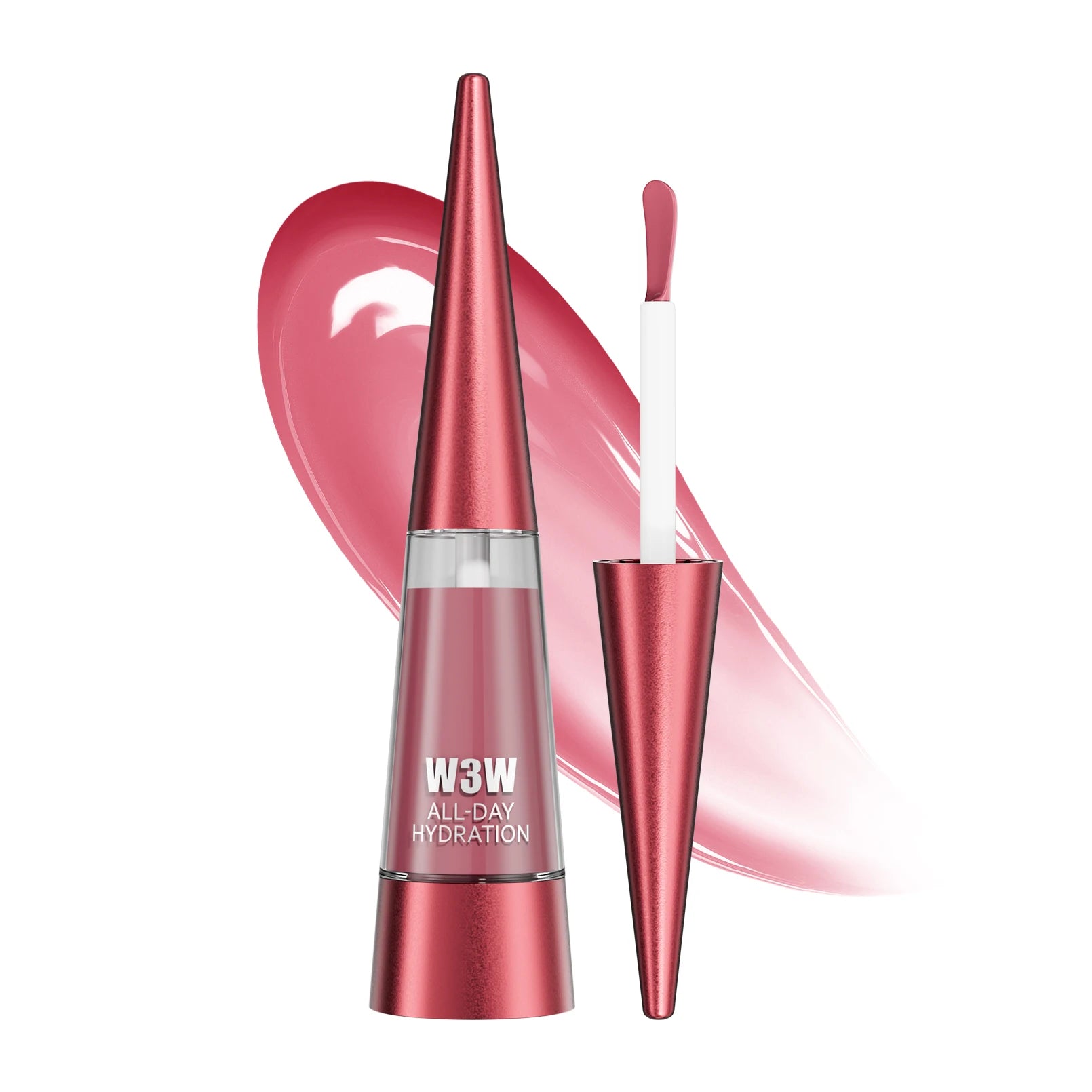 Lip Plumper, Moisturizing, Transparent Lip Gloss, Stocking Stuffers, Fragrance-free, Korean Cosmetics Qme W682-1