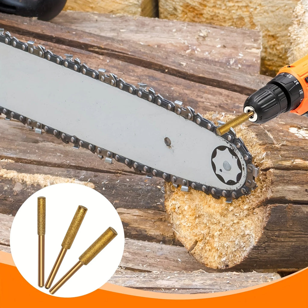 18pcs Chainsaw Chain Grinding Head Grinding Chain Machine Handheld Chainsaw Logging Saw Chain Grinding Tool Electric File Head Qme