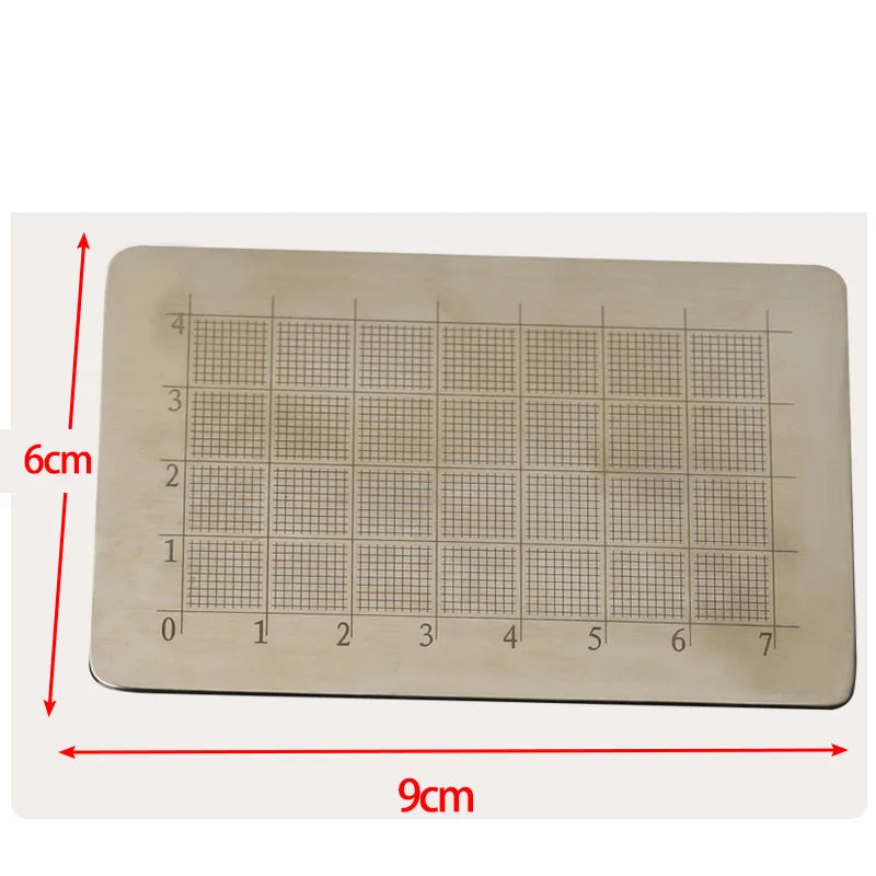 Rhinoplasty Engraving Plate Rhinoprosthesis Measuring Instrument Qme c