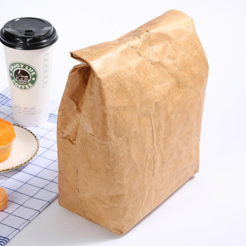 Foldable Reusable Leakproof Food Container Large Capacity Lunch Bag Qme