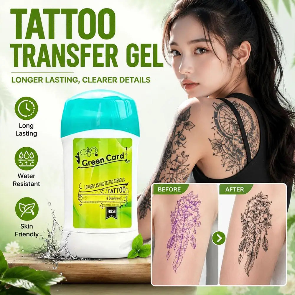 Tattoo Transfer Gel Professional Stencil Stick Cream Skin Safe Qme
