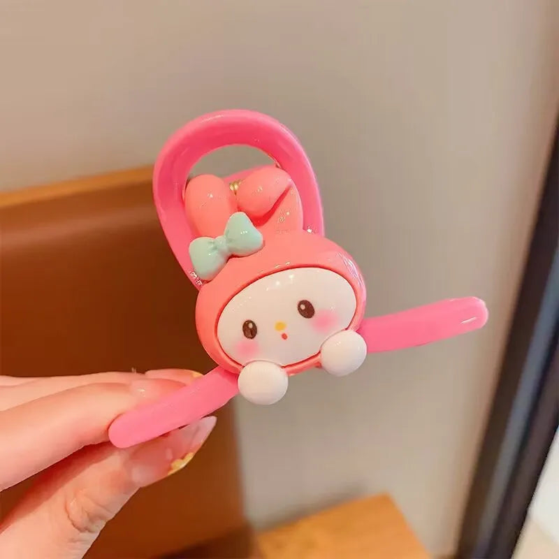 Cute Clownee-themed Hair Clips Student Accessories Versatile Qme 2