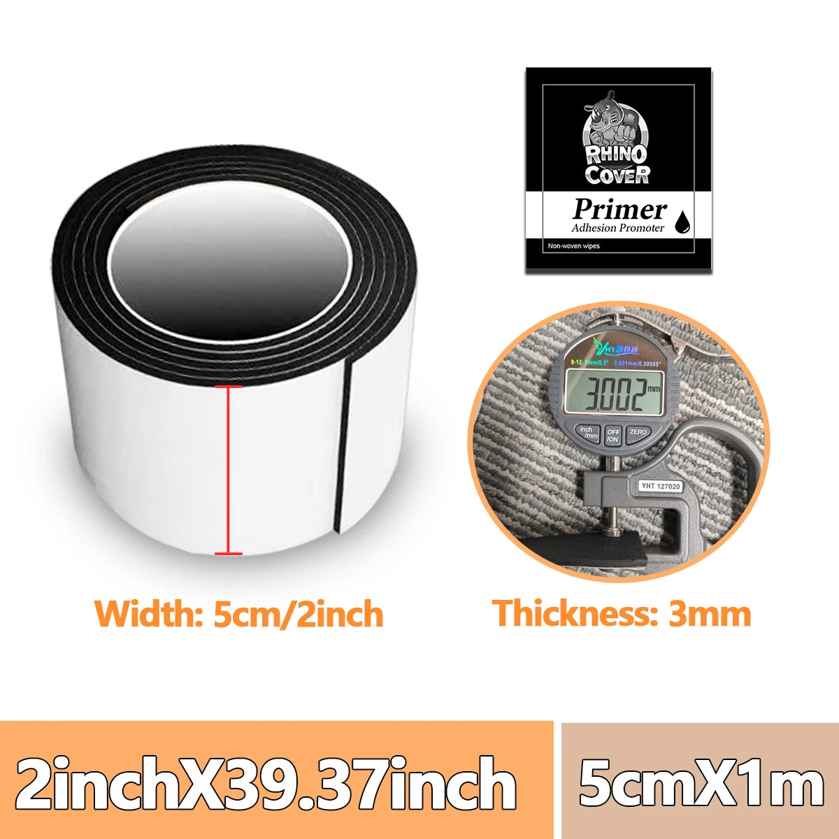 Self-Adhesive EVA Anti-Slip Shoe Repair Tape - High Heel Noise Reduction, Easily Repair Holes And Outsole Protection Stickers Qme 5cmX1m 3mm