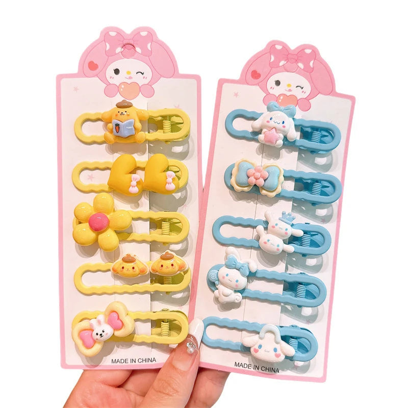 Clow Mi Cartoon Hair Clips Cute Accessories Students Side Bang That Qme