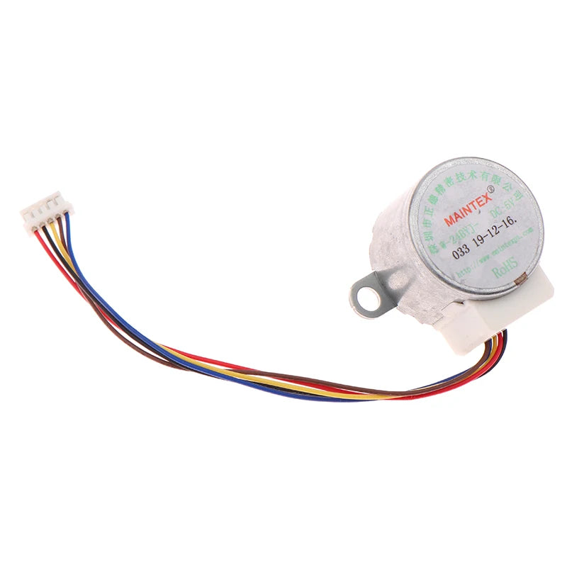 1Pc Motor 24BYJ48 DC 5V Deceleration Stepper Motor 4-phase 5-wire Wireless Camera Monitor. Qme