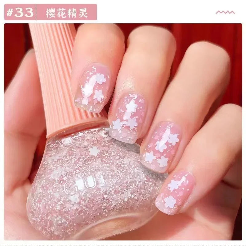 45 Colors Nail Polish Oil-based Nails No-bake Quick Dry Non-tear