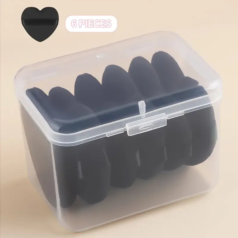 Compressed Round Facial Cleansing Sponges Cleaning Brushes Cleanse Qme black