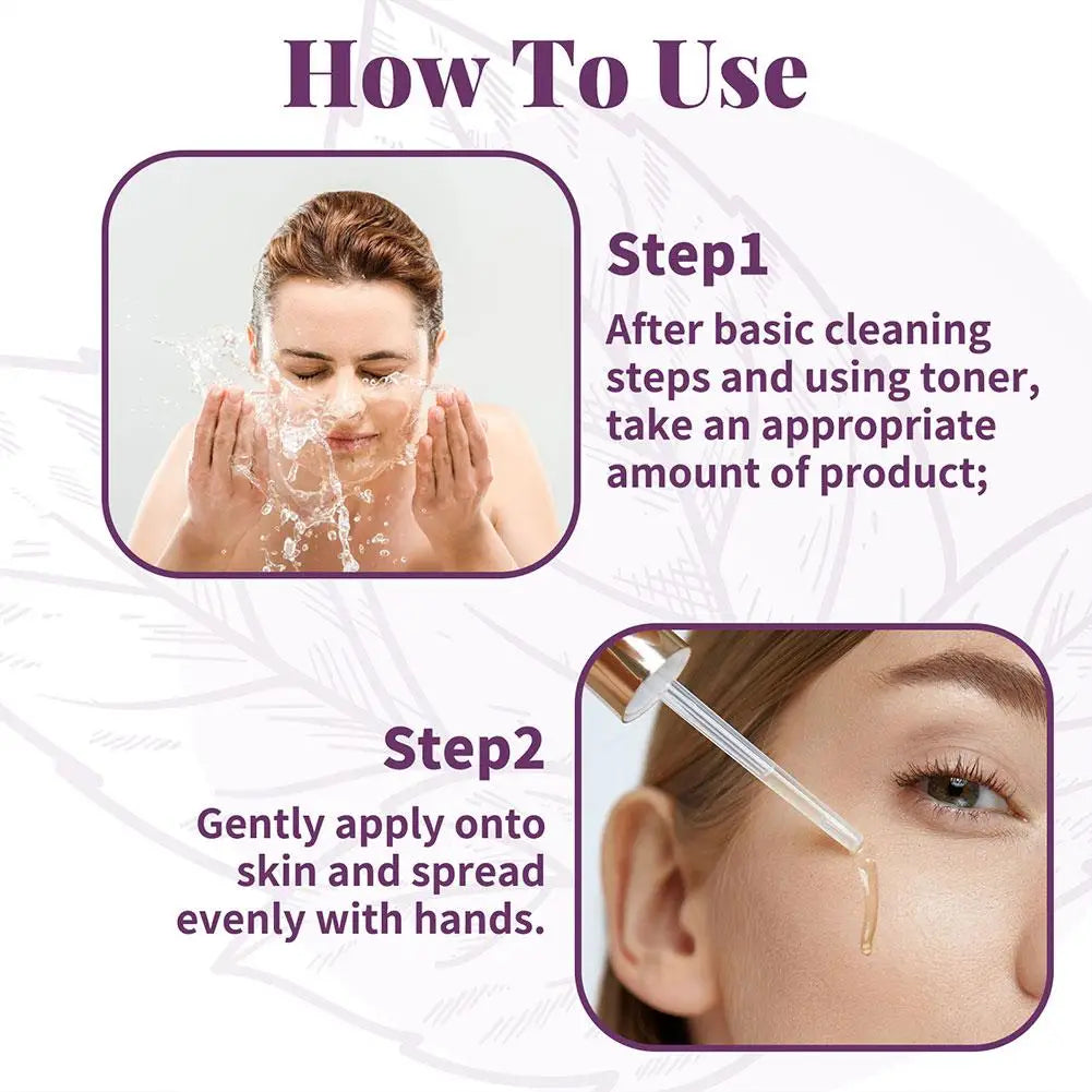 1/2PCS Bakuchiol Retinol Rejuvenation Serum For Face Minimize Wrinkle Retinol & Vitamin Face Serum Korean Firming Skin Care Qme