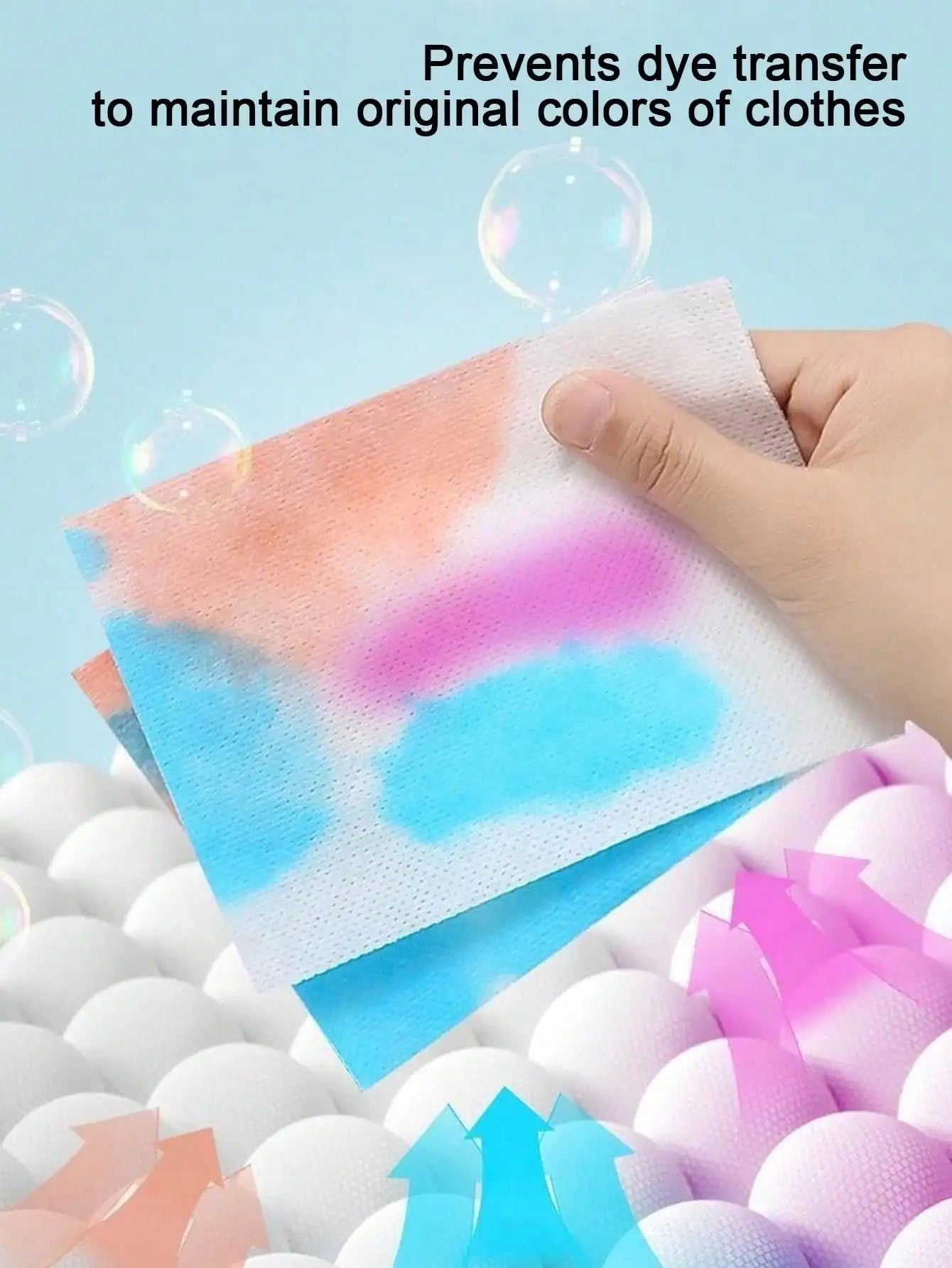 50 Anti-dyeing Laundry Absorbing Tablets Strong Absorption Qme