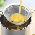 3Pcs Multi-purpose Mesh Filter Strainer For Baking With Handle Flour Sieve Sifter Baking Accessories Easy To Filter Kitchen Tool Qme Silver 3pcs