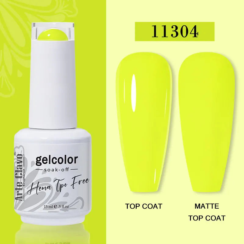 Arte Clavo HEMA TPO Soak Off UV LED Nail Gel Polish 108 Colors