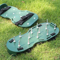 Gardening Lawn Aeration 4.2CM Grass Tamping Shoes Inflatable Aerating Shoes Self-levelling Epoxy Garden Tools Qme army green