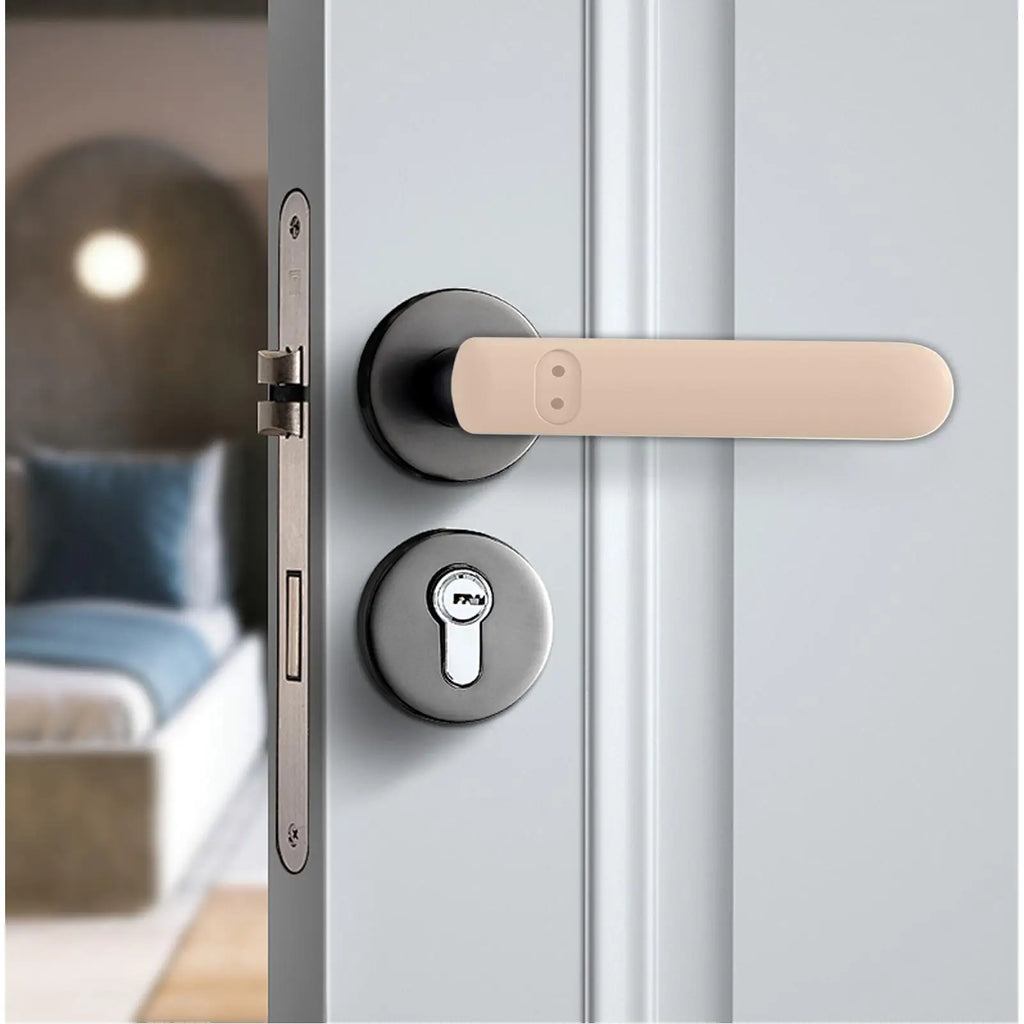 Silicone safety door handle anti-collision protection cover door handle safety protection cover for Door Levers Qme