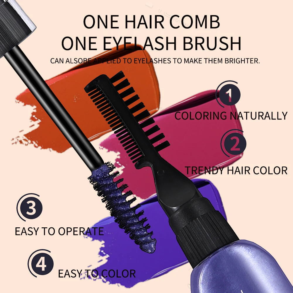 Multi Colored Hair Dye Natural Coloring Suitable Eyelashes Creating Qme