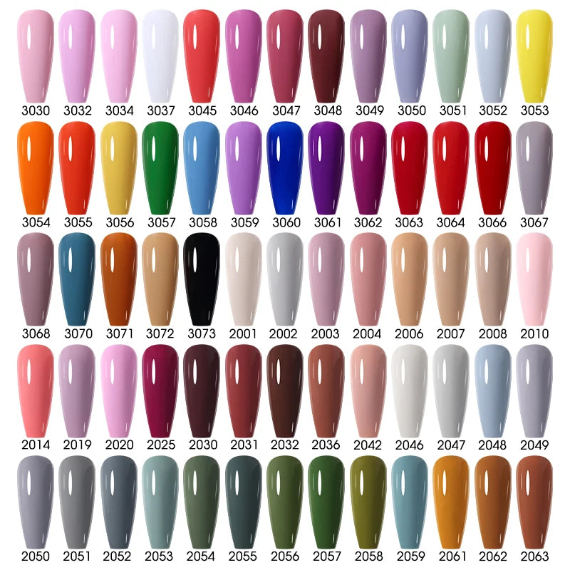Arte Clavo Gel Nail Polishes Pink Nude Hybrid Lak Manicure Qme