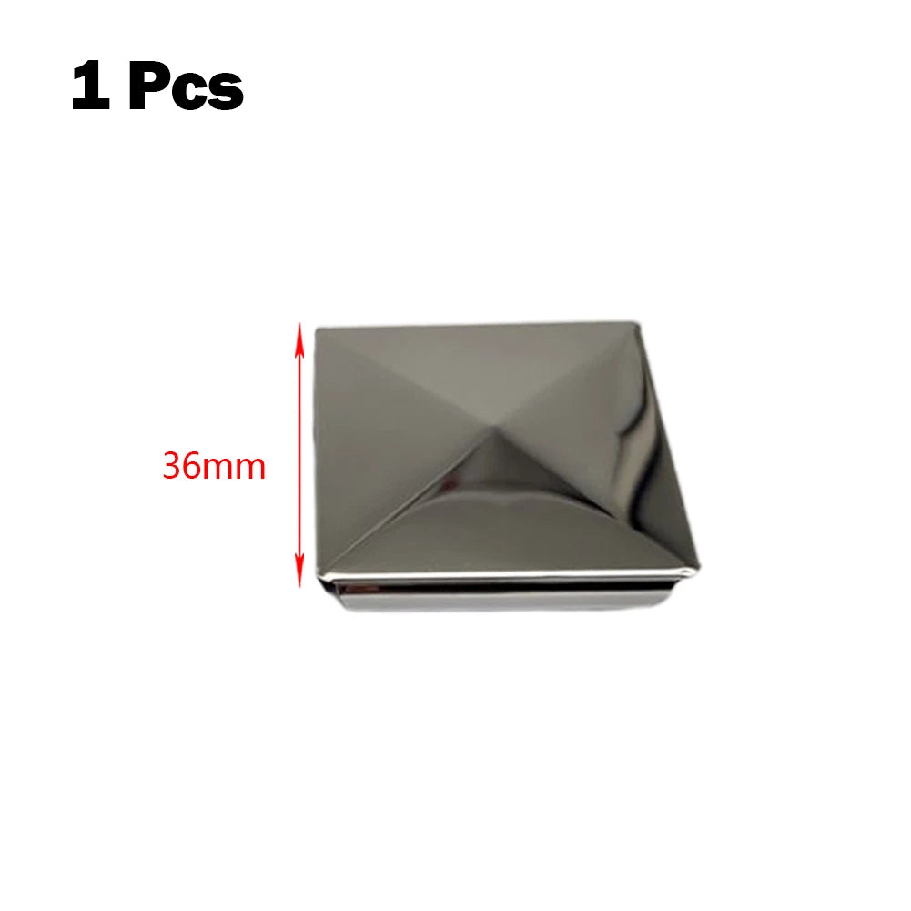 Square Closure Cap Post Cap 1/10pcs 16/20/25/30/36mm Practical Square 40/50/60/80/100mm Garden Fencing Supplies Qme 1pcs 36mm