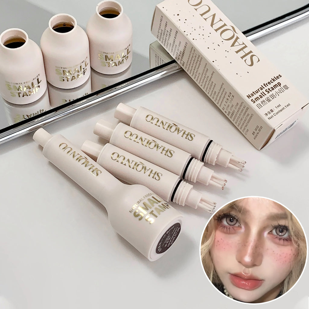 Liquid Air Cushion Freckle Stamp Pen SHAQINUO Five-point Head Natural Qme
