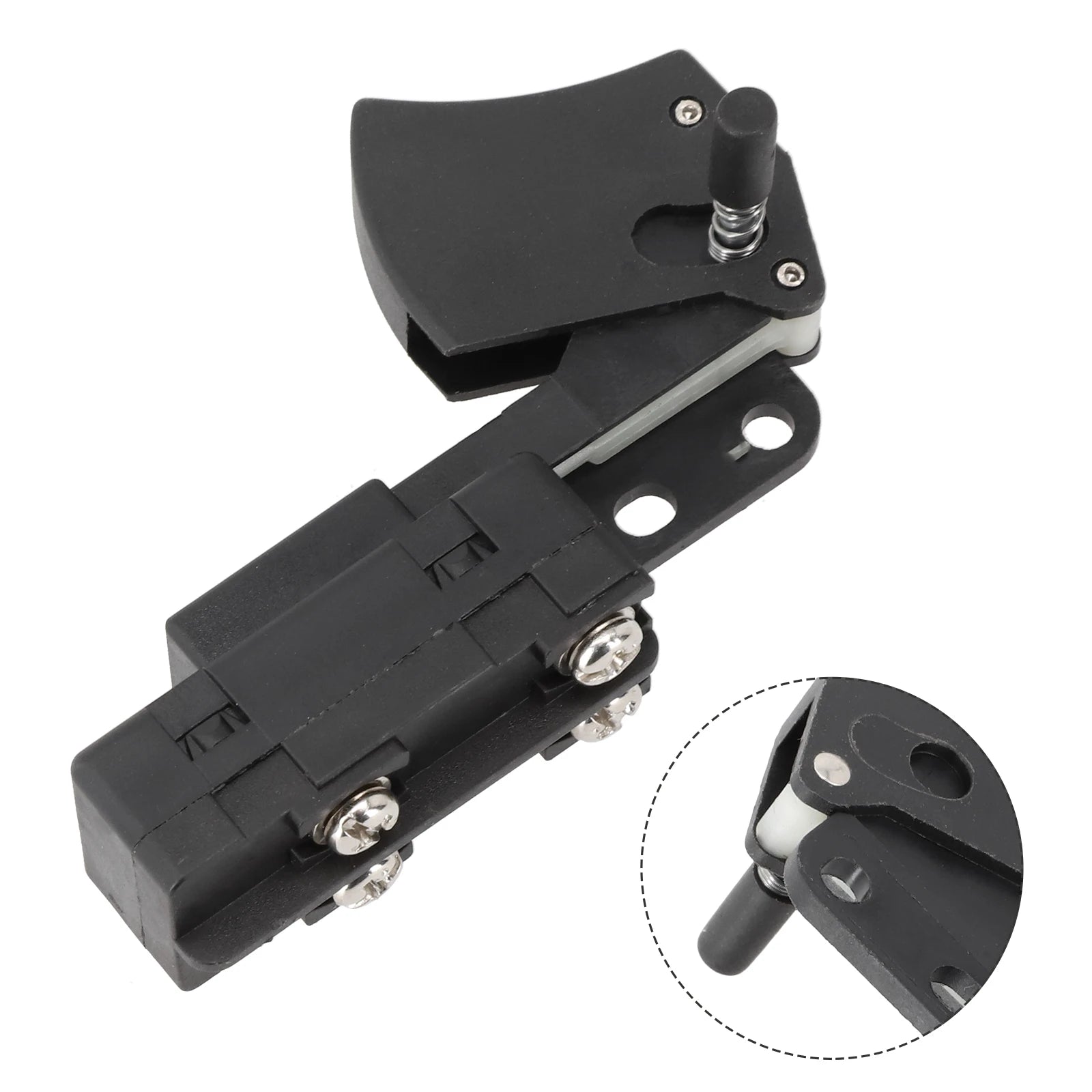 1 Pc Trigger Switch Replacement Lock Trigger Switch For 255 Cut-off Machine Trigger Switch Metal Electric Power Tool Accessories Qme