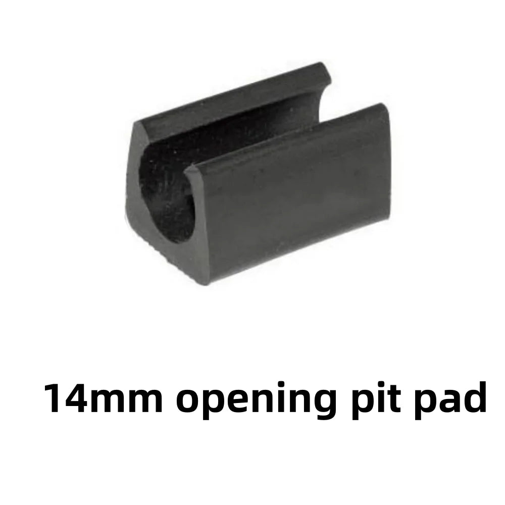10/24PCS Plastic Opening U-shaped Foot Pad Cushion Table and Chair Furniture Anti Slip and Wear-resistant Foot Protection Cover Qme 14mm 10pcs