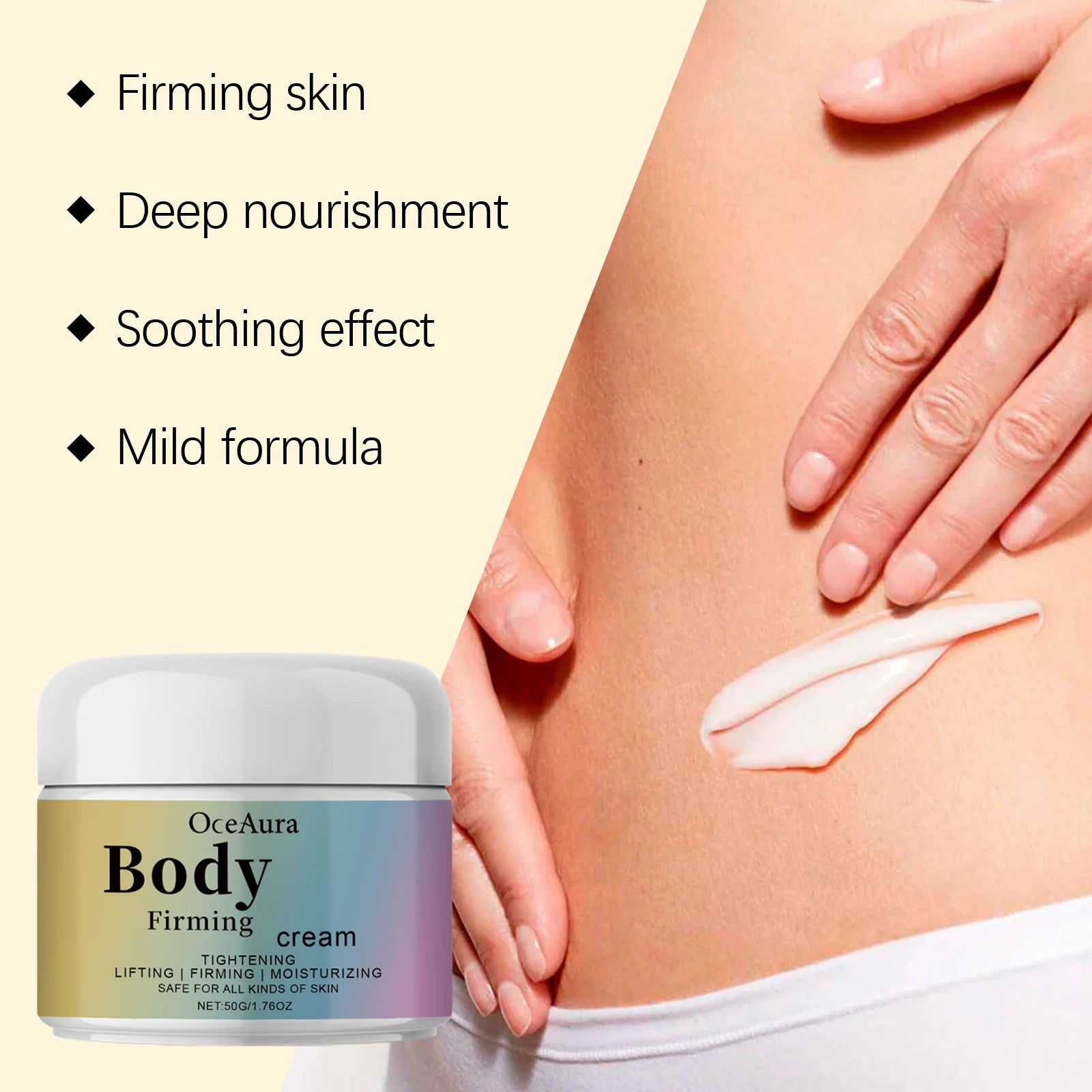 Moisturizing Body Cream Deep Hydrating Dry Skin Collagen Lifting Qme
