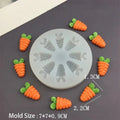 High Temperature Resistant Silicone Molds Mini Carrot Shape Cakes Molds Chocolate Candy Easter Cakes Baking Decoration Tools Qme A5